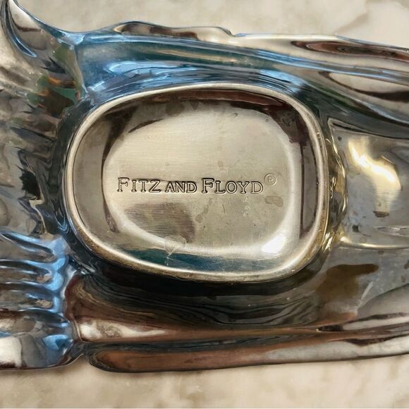 Vintage Fitz and Floyd Silver Carrot Dish - Picture 3 of 3